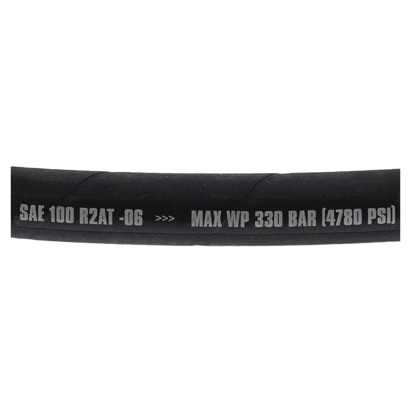 Complete Tractor 3001-0003 Hydraulic Hose Compatible with/Replacement for Tractors - 3/8" x 24" SAE 100 R2AT 2 wire Hydraulic hose assembly (4780 psi) - Image 4
